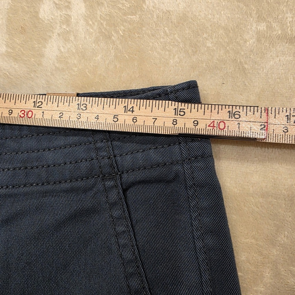 prAna Sancho Slim Pant Womens 8 Dark Sky Organic Cotton High Rise NEW - Picture 4 of 7